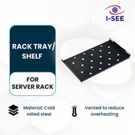 Rack Tray / Shelf for Wall Mount Server Rack Network Cabinet Shelf Metal Fixed Tray