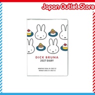 Square Miffy 2027 A6 Weekly Planner White 02BD-1W (Starts Oct 2026) Direct From Japan