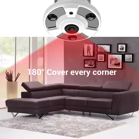 4K Ultra HD 8MP ONVIF IP Camera 1.7MM Fish Eye Panoramic POE Camera Audio Record IR Nightvision Secu