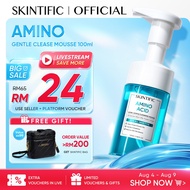 SKINTIFIC Amino Acid Gentle Cleansing Mousse pencuci muka Acne Oil Control Face Cleanser Repair Skin