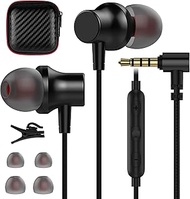 COOYA 3.5mm In-Ear Wired Headphones with Mic for Samsung A14 A15 A13 S10 A52 Moto G Stylus/Power,Mag