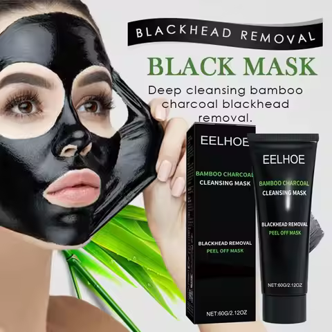 Bamboo Charcoal Blackhead Removal Peel-Off Mask Clean Pores Acnes T Zone Oil Control Tighten Loose S