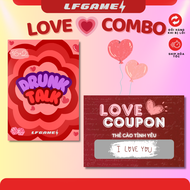 COMBO 2 Bộ Bài Tình Yêu drinking game LOVE COUPON và DRUNK TALK Card Game OUR MEMORIES Gắn Kết Thấu