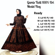 gamis twill ori jumbo ld 140 lebar bwh 3 meter(bahan twill ori lembut tebal tidak seperti bahan daster uang tipis) ld 140 biat bb 100kg muat lah longgar nyaman