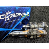 Cardinals Gearbox 4/5/6 Speed LC135/Y15ZR/FZ150I/NMAX/R15 Comp Complete Set Racing