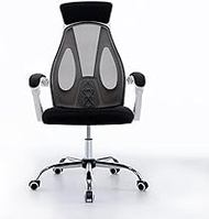 Ergonomic Office Chair High Back Computer Desk Chair Mesh Swivel Rolling Chair Reclining Gaming Chair with Padded Armrests for Home，Office，School Black (White Black)
