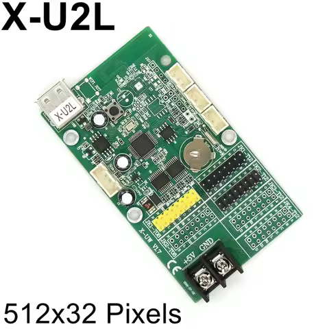 X-U2L USB Led Control Card X-W2L X-W3L WIFI Monochrome Dual Color P10 Display Module U Disk LED Cont