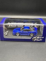 ～新優惠～(全新未開封）Micro Turbo 180SX Type X 藍色合金模型