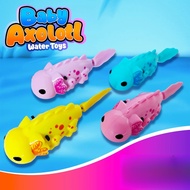 Make Bath Time Fun! Robo Alive Swimming Axolotl Fish Toy, Interactive Electronic Pet for Water Play,