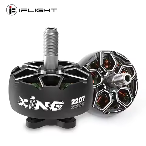 IFlight XING2 2207 2750KV/1750KV 2-6S Brushless Motor W/ 5mm Titanium Alloy Shaft 5inch Propeller fo