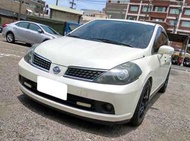 【全額貸】二手車 中古車 2007年 TIIDA 5D 白色I-KEY 黑內裝