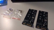 M2轉SATA3轉接卡 不支援 nvme ssd x2