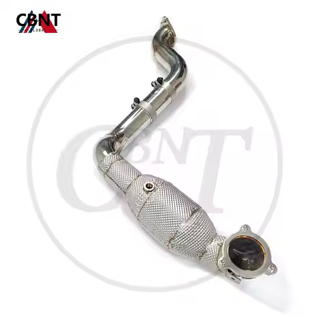CBNT for Mercedes Benz A35 CLA35 GLA35 GLB35 AMG 2.0T Exhaust Downpipe with Catalytic Converter Catt
