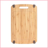 【Hot】 Eurochef by Winland Non-slip Pure thick Bamboo Cutting Board Wooden Food Serving Tray Choppin