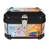 ODM Factory wholesale 35L motorcycle delivery box hard plastic top case motorcycle