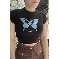 CROPTOP PRINTED WITH ANGEL WINGS CB8