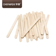[CHEFMADE] 50PCS ice cream stick Ice Cream Stick disposable wooden ice cream diy craft stick dessert