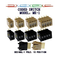 【Artura】 BCD Code Binary Output Switches Thumbwheel Switches 0-9 Terminal Block 0-9Digits Decimal Co