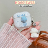 【In Stock】For HOCO EW63 Case Casing Soft Silicone Earphone Case Couple Cute Cartoon