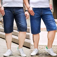 Saiz 28-50 Seluar Pendek Lelaki Seluar Jeans Getah Besar Plus Size Longgar / Men Short Pants Denim S