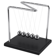 Newton Cradle Physics Pendulum Science Z-Type Wood Newtons Cradle Art In Motion Balance Ball Wave De