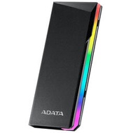 ADATA固態硬盤SSD外接盒EC700G M.2 PCIe/SATA金屬免工具 RGB燈效
