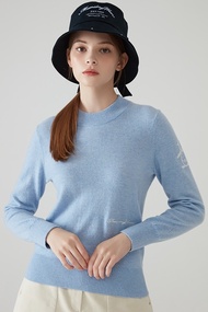 Munsingwear1 Korean Golf women's clothing best-selling in autumn and winter, knitted sweaters trendy and versatile, high-end warm top with long sleeves and round neck