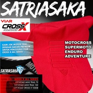 Sarung Cover Jok Motor Trail Supermoto Enduro Motocross Adventure PASIR SATRIASAKA untuk CRF KLX KX
