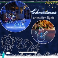 AINTP Light String Penguin Wrought Iron Luminous Snowman Frame