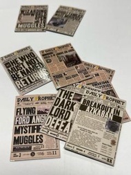 2張哈利波特魔法報紙迷你雪櫃冰箱白板橡膠磁貼 Harry Potter Daily Prophet Newspaper Fridge Refrigerator White Board Rubber Magnets [HP002]