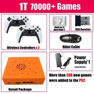 Game Console M8 Plug and Play On TV I3-3110M 1T HDD 70000+Games For Wii PS2 N64 PSP XBOX Saturn Wire