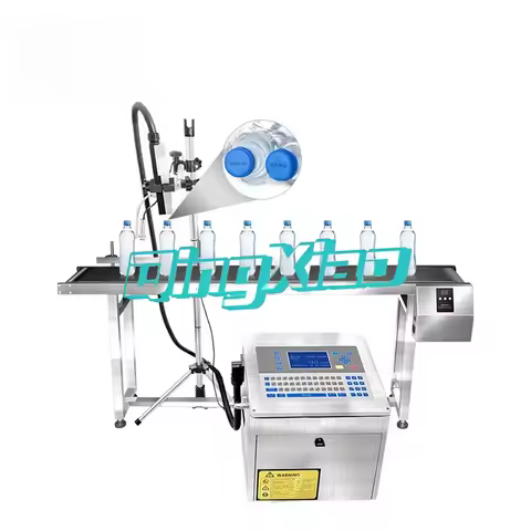 Fast Dry Inkjet Printer 60mm Print Head 600dpi High Resolution For Flex Label Pipe Industrial Printi