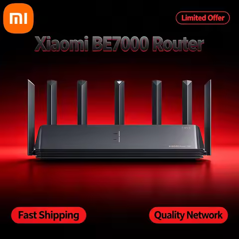 Xiaomi BE7000 WiFi 7 Wireless Router Dual Band Mesh Networking MLO High Speed Stable WiFi Router for