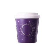 星巴克2017韓國星空靜謐紫夜空馬克杯玻璃杯保溫杯隨行杯