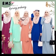 [S-5XL]D-2 Baju Kurung Moden Pahang Pesak Plain Simple Mint Green Magenta Royal Blue Peach Plus Size 5XL Cantik Mura