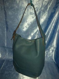 Missy's RABEANCO Bluegreen Pebbled Leather Shoulder Bag