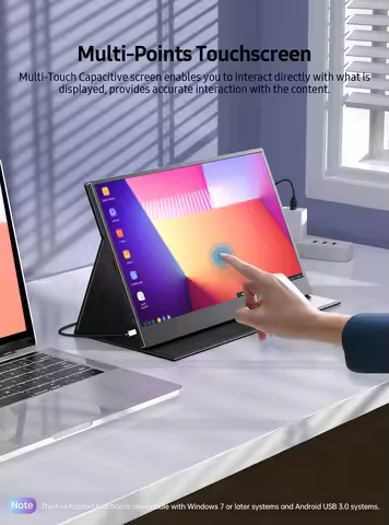 UPERFECT 1080P Portable Gaming Monitor 15.6-inch Touchscreen For Xbox One X Xbox One S PlayStation 4