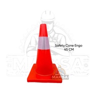 Traffic Cone 45cm / Safety Traffic Cone Rubber 45 cm / ENGO Brand Traffic Cone