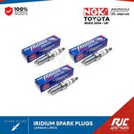 ♞,♘NGK Iridium IX Spark Plug for Toyota Wigo 2014 - UP LKR6AIX 3pcs