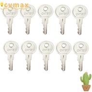 CYMX 10Pcs Keys, Silver Metal Key, Car Accessories Parts CH751 Camper Door Lock For Car