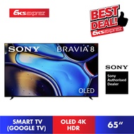 Sony XR80 (65")  K-65XR80 BRAVIA 8  class OLED 4K HDR Google TV (2024) (120hz)