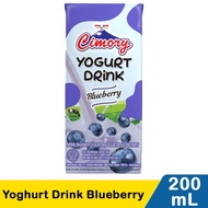 cimory yogurt drink 200 ml susu kotak - blueberry