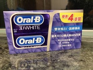 Oral-B 3D White 牙膏 (4支裝) Toothpaste