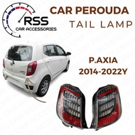 PERODUA AXIA 2014-2022 TAIL LAMP  BLACK RED LIGHT DRAGON SCALE