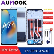 6.43" 2 C7 AMOLED Display For A74 4G C2219 LCD Touch Screen For With Frame 6.43"