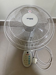 12吋 MITSUMARU PS-812R掛牆摇控風扇