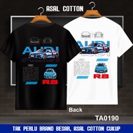 100% Premium Cotton Baju T Shirt Lelaki Oversize Plus Size Style Viral TA0190-Audi R8 Car