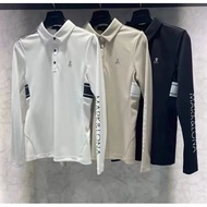 [M & L] Golf Ladies Long Sleeve Comfortable Slim Outdoor Sports Jersey (CX2434) 4YJC