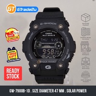 Original G-Shock Men GW-7900B-1D GW-7900B-1 GW7900B-1D Digital Mat Moto Tough Solar Watch [READY STOCK]