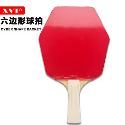No Logo Cybershape 5 Wood Hexagon Ready Made Table Tennis Racket / Ping Pong Racket